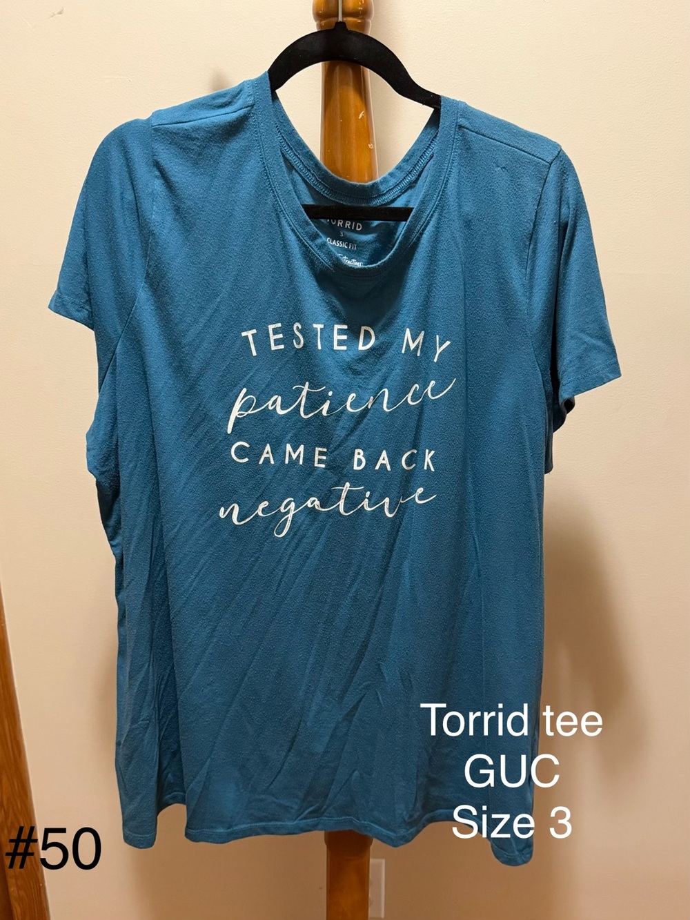 Torrid patience tee